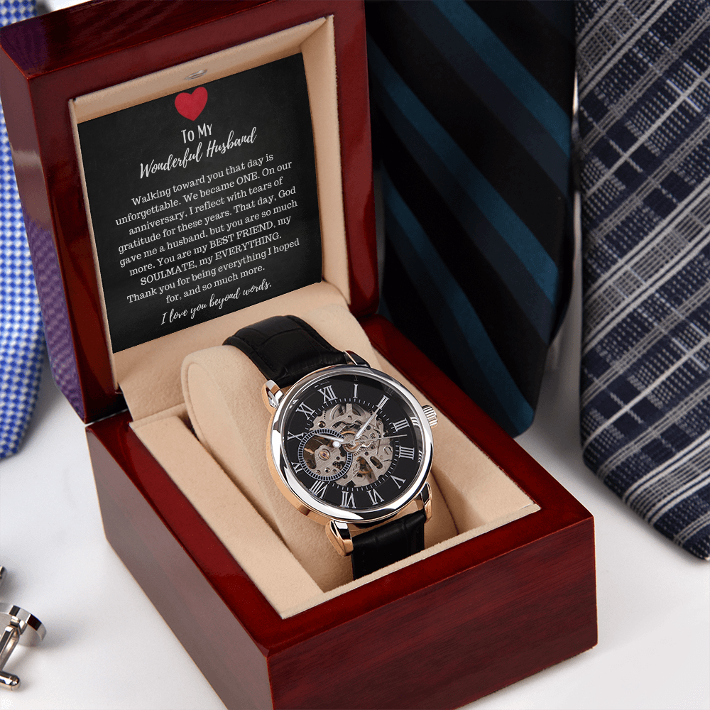 Men's Openwork Watch