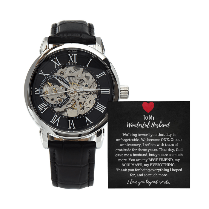 Men's Openwork Watch