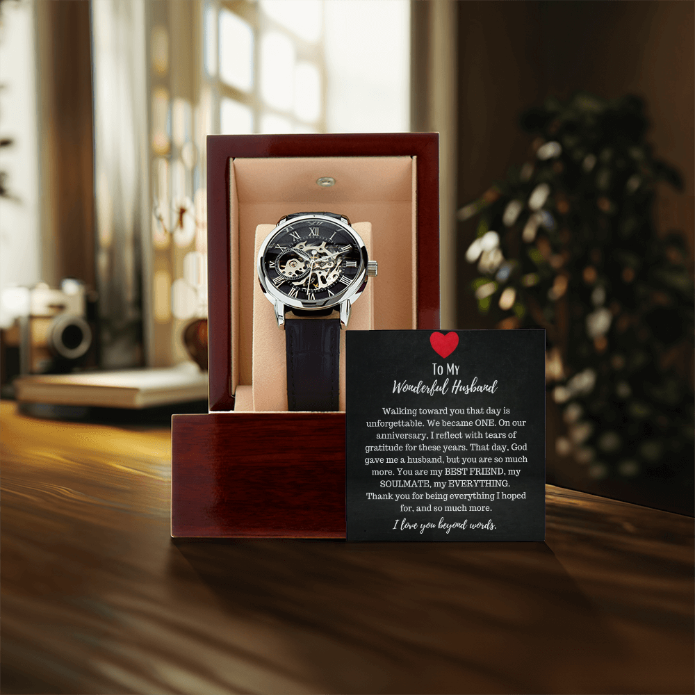 Men's Openwork Watch