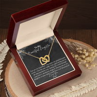 Interlocking Heart Necklace for Daughter
