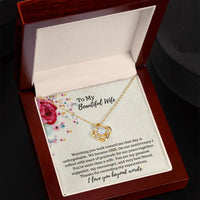 Anniversary Love Knot Necklace for Wife