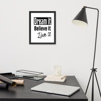 Dream It Framed poster