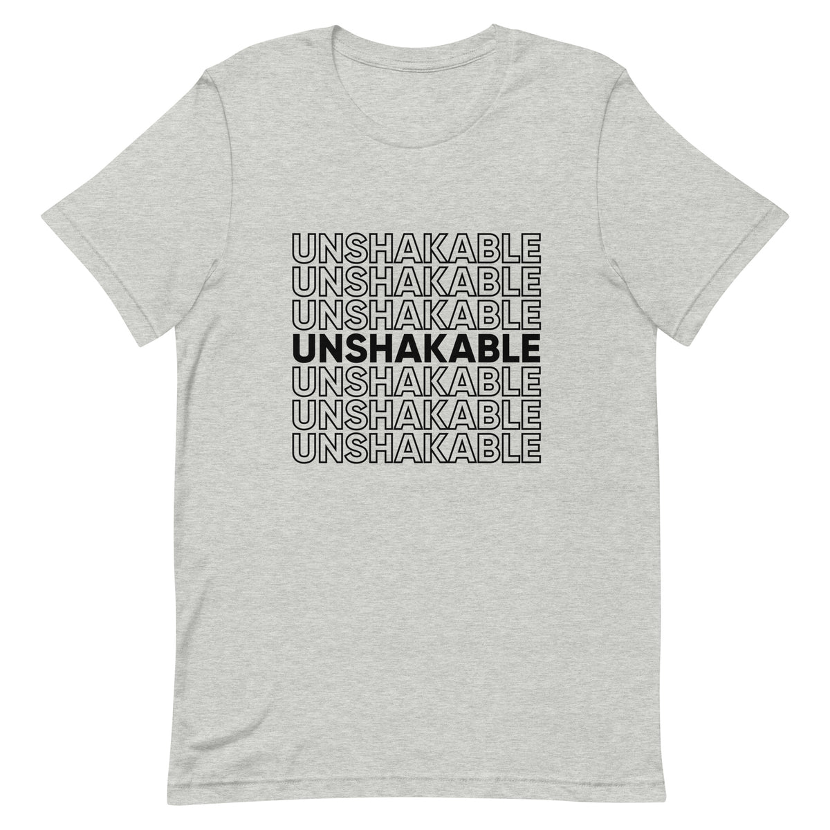 Women's Casual Short-Sleeve T-Shirt - ''Unshakable''