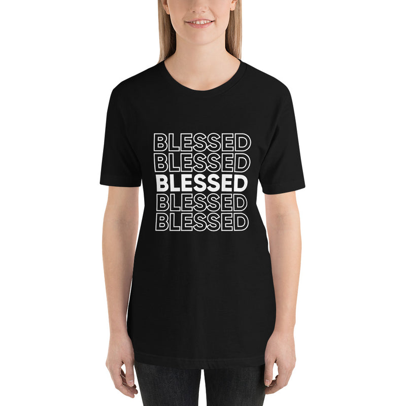 Women's Casual Short-Sleeve T-Shirt - ''Blessed''