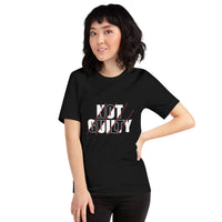 Women's Casual Short-Sleeve T-Shirt - ''Not Guilty''