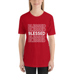Women's Casual Short-Sleeve T-Shirt - ''Blessed''