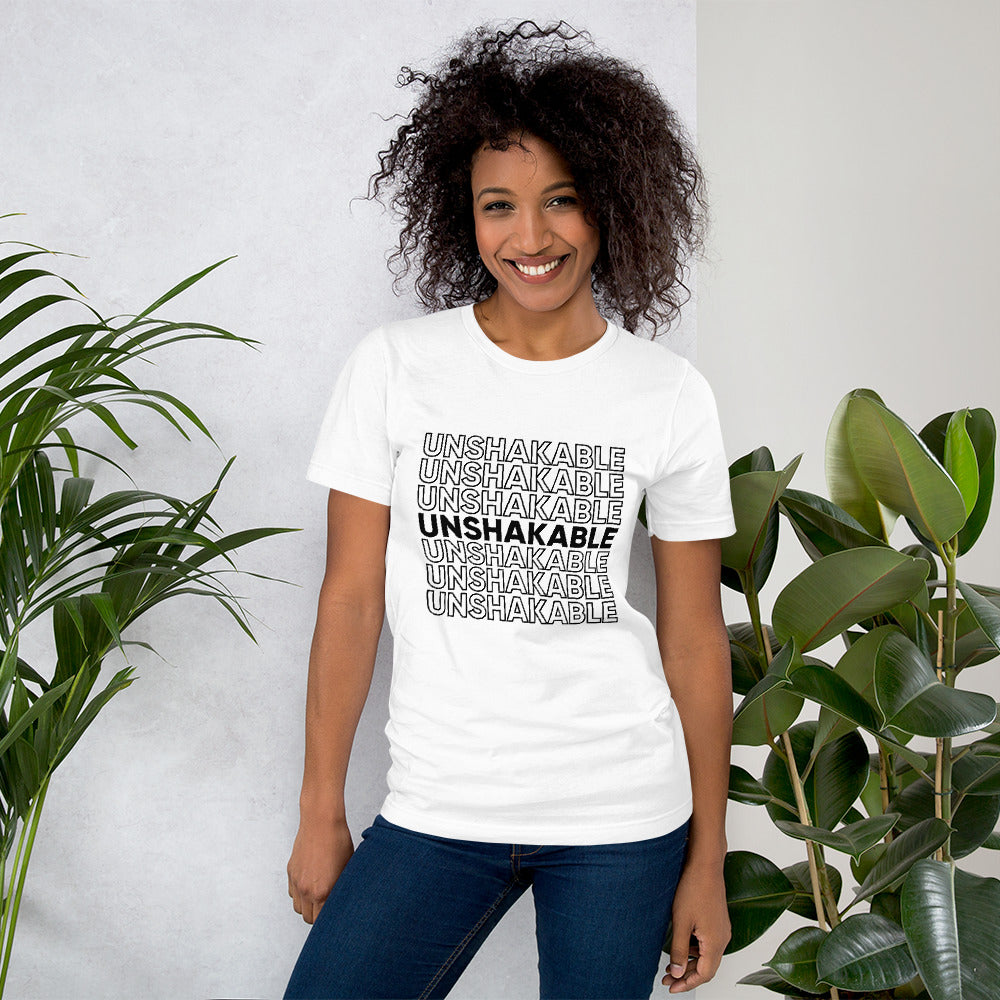 Women's Casual Short-Sleeve T-Shirt - ''Unshakable''