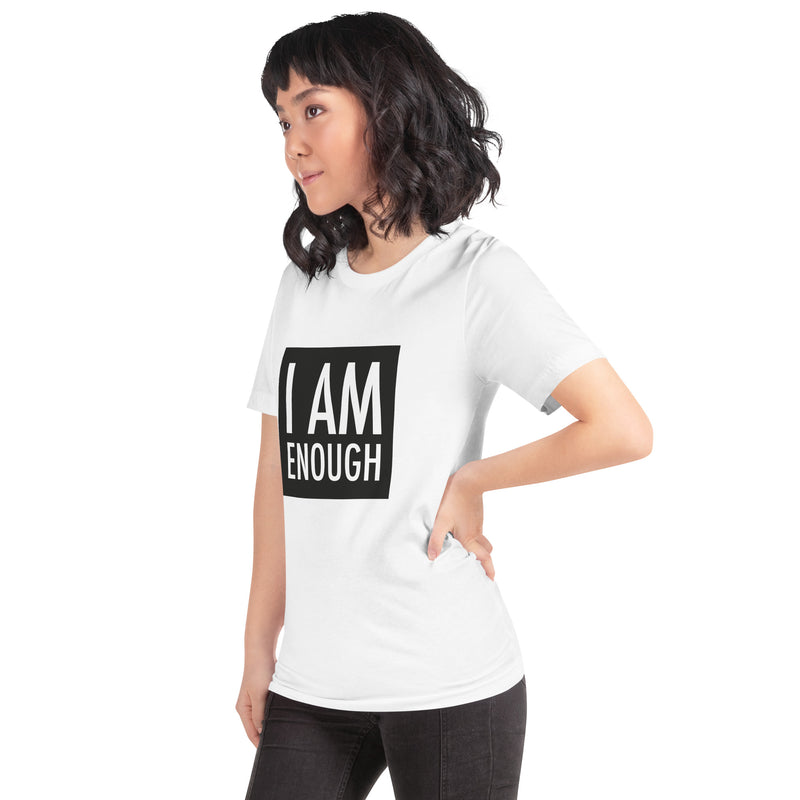 Women's Casual Short-Sleeve T-Shirt - ''I Am Enough''