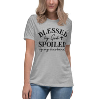 Women's Relaxed T-Shirt "Blessed by God"